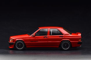 汽車模型 烈艷虎頭 巴博斯改裝奔馳 190e 冷藏車